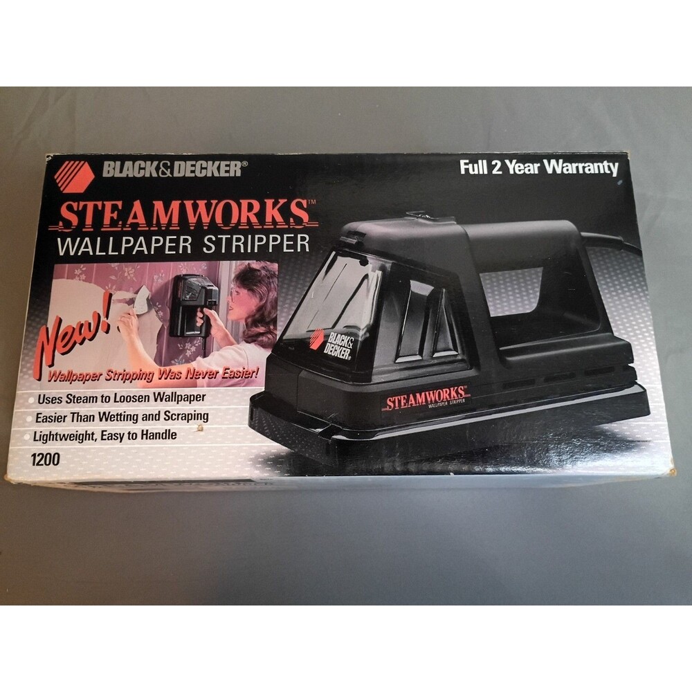 Black & Decker Steamworks Wallpaper Stripper 1200 Tested And Steams. Used